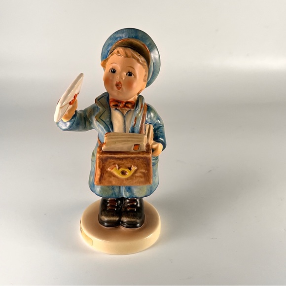 Vtg Goebel Hummel Figurine Postman W. Germany TMK6 Signed '83 #119 - Picture 2 of 14